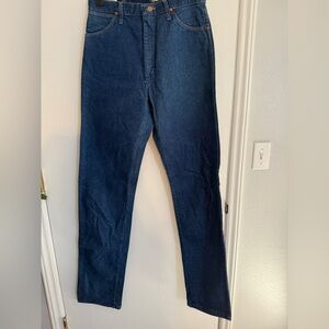 Wrangler Men's Dark Blue Straight Jeans